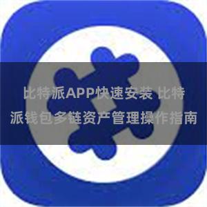 比特派APP快速安装 比特派钱包多链资产管理操作指南