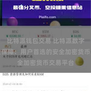 比特派钱包交易 比特派数字资产安全保障：用户首选的安全加密货币交易平台