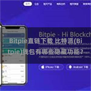 Bitpie直链下载 比特派(Bitpie)钱包有哪些隐藏功能？