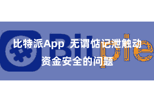 比特派App  无谓惦记泄触动资金安全的问题